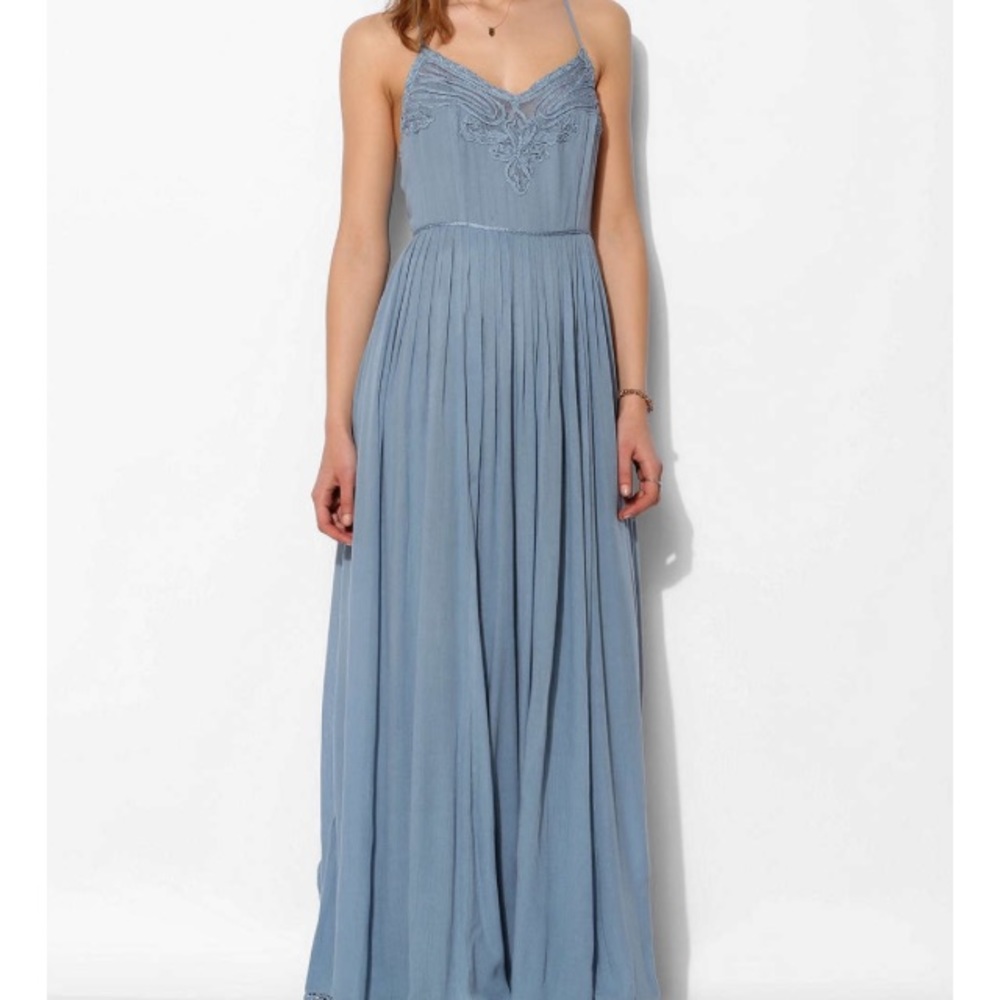 Kinchi blue gauze dress